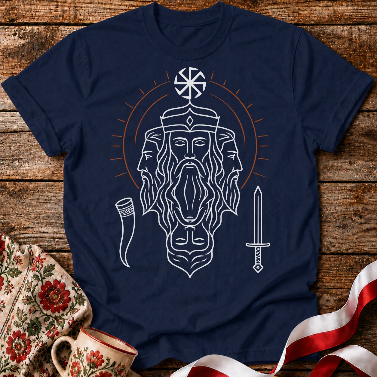Świętowit Slavic God Unisex T-Shirt