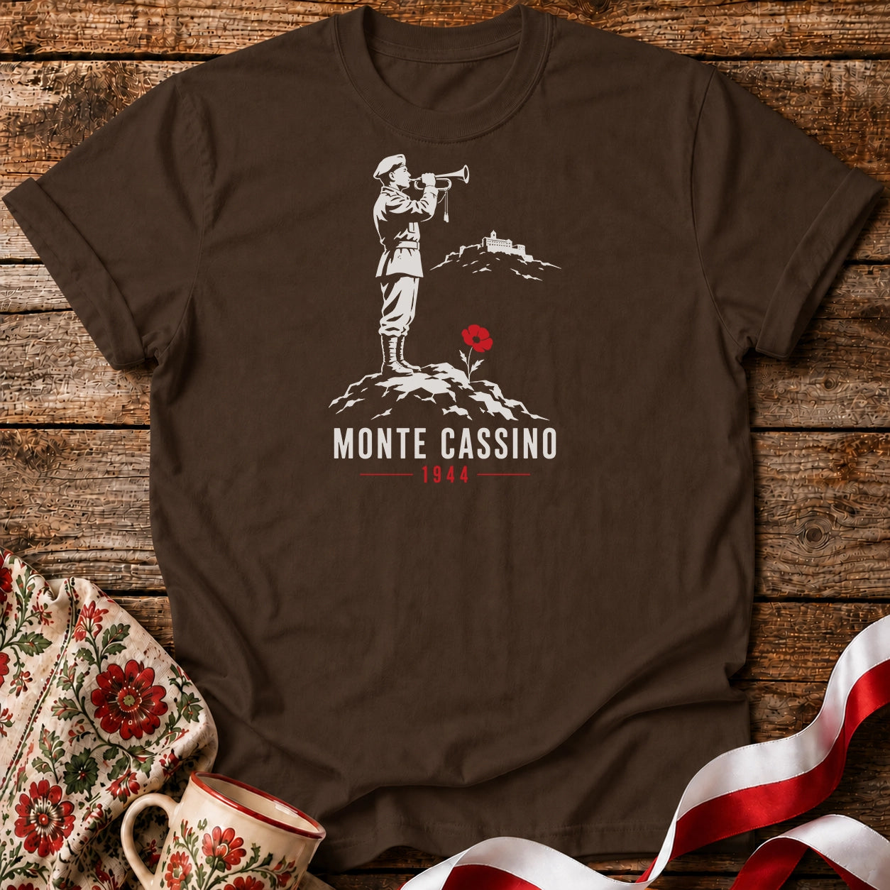 Monte Cassino Bugler Unisex T-Shirt