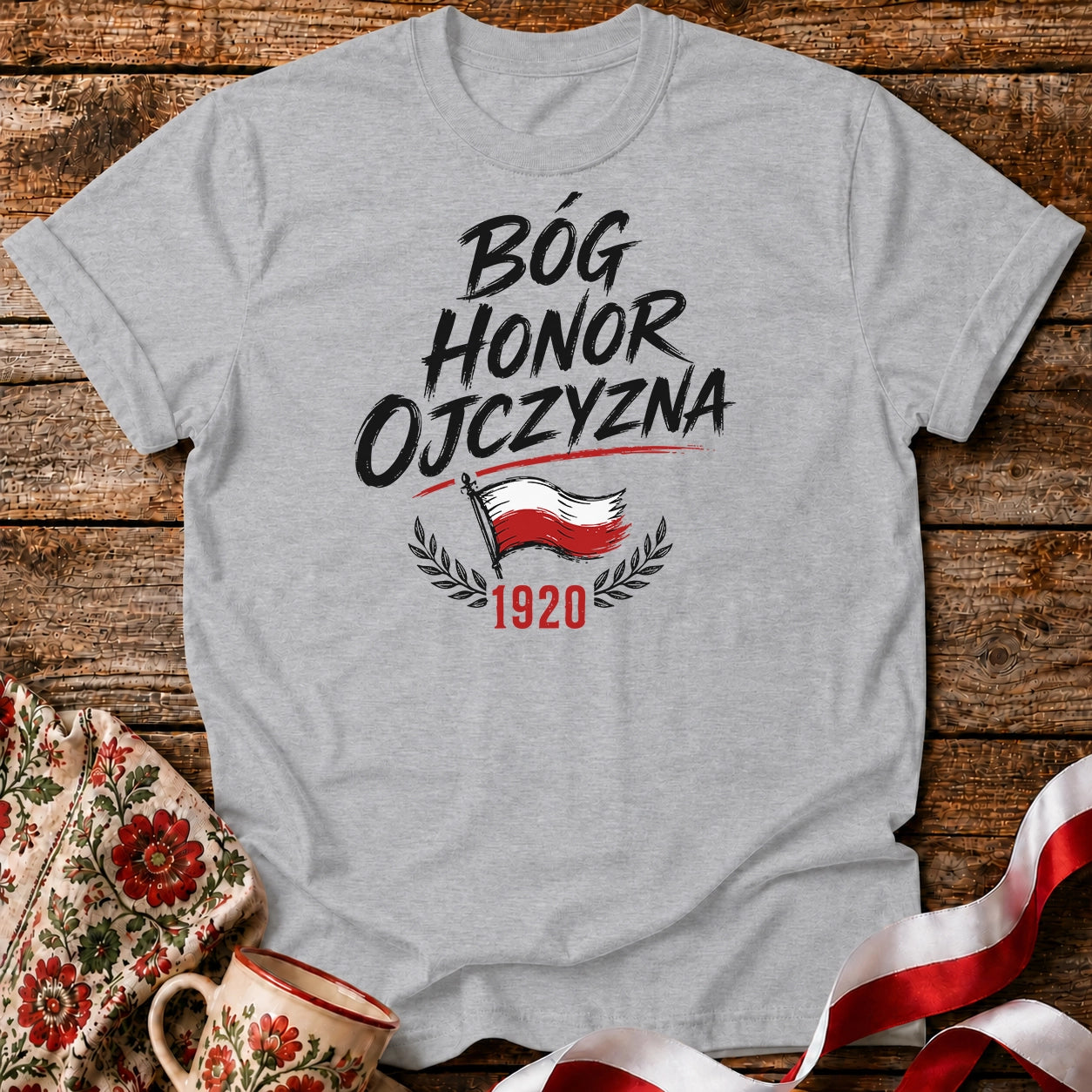 Bóg Honor Ojczyzna 1920 Unisex T-Shirt
