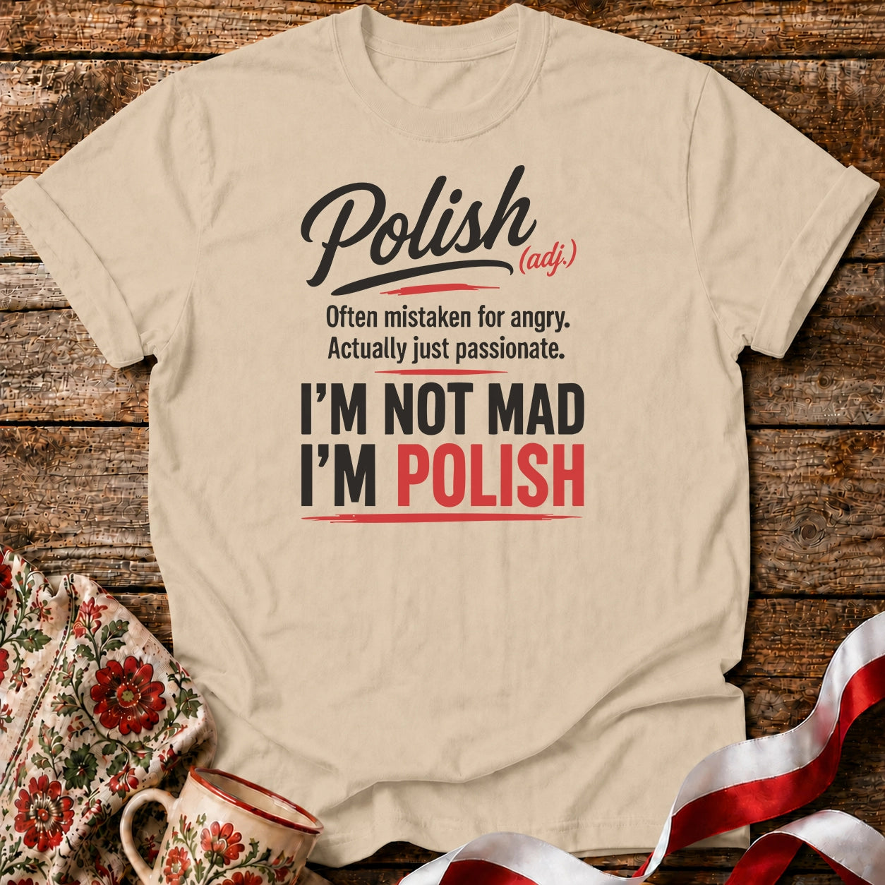Polish Not Mad Unisex T-Shirt