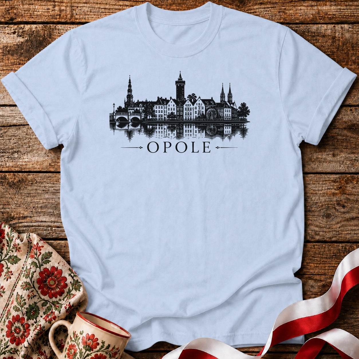 Opole Elegant Skyline Polish City Unisex T-Shirt