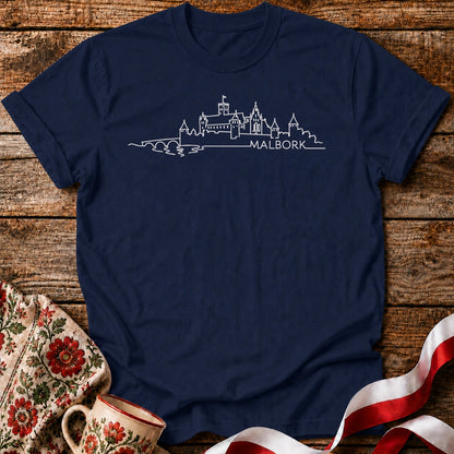 Malbork Castle Skyline Polish City Unisex T-Shirt