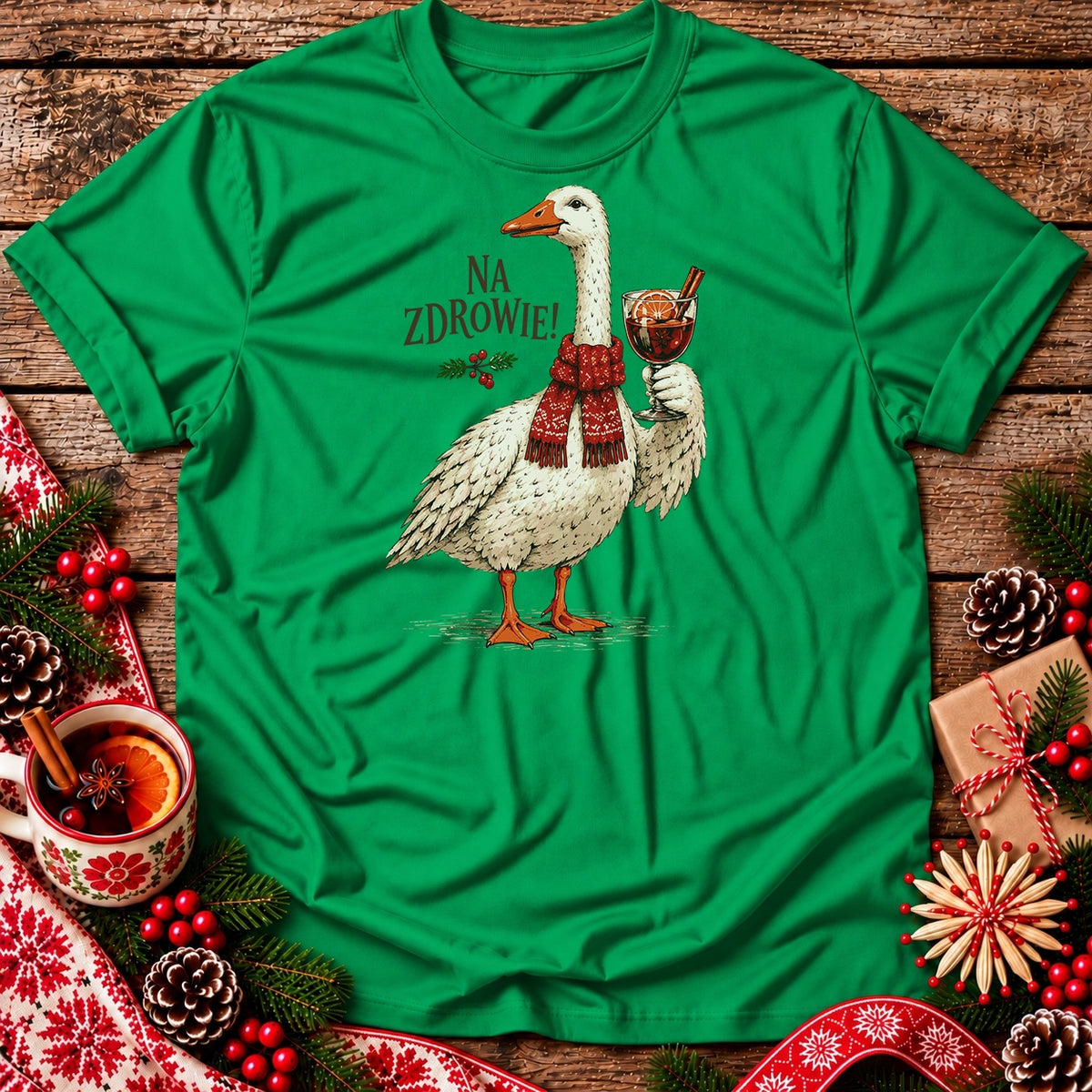 Na Zdrowie Funny Polish Christmas Unisex T-Shirt