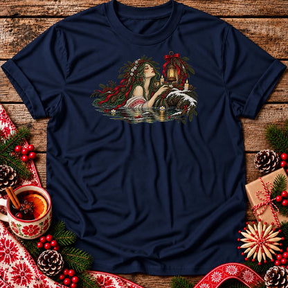 Christmas Rusalka by the Winter Water Unisex T-Shirt