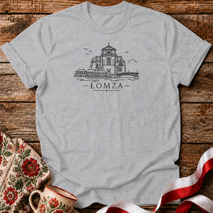 Łomża Minimal Skyline Unisex T-Shirt