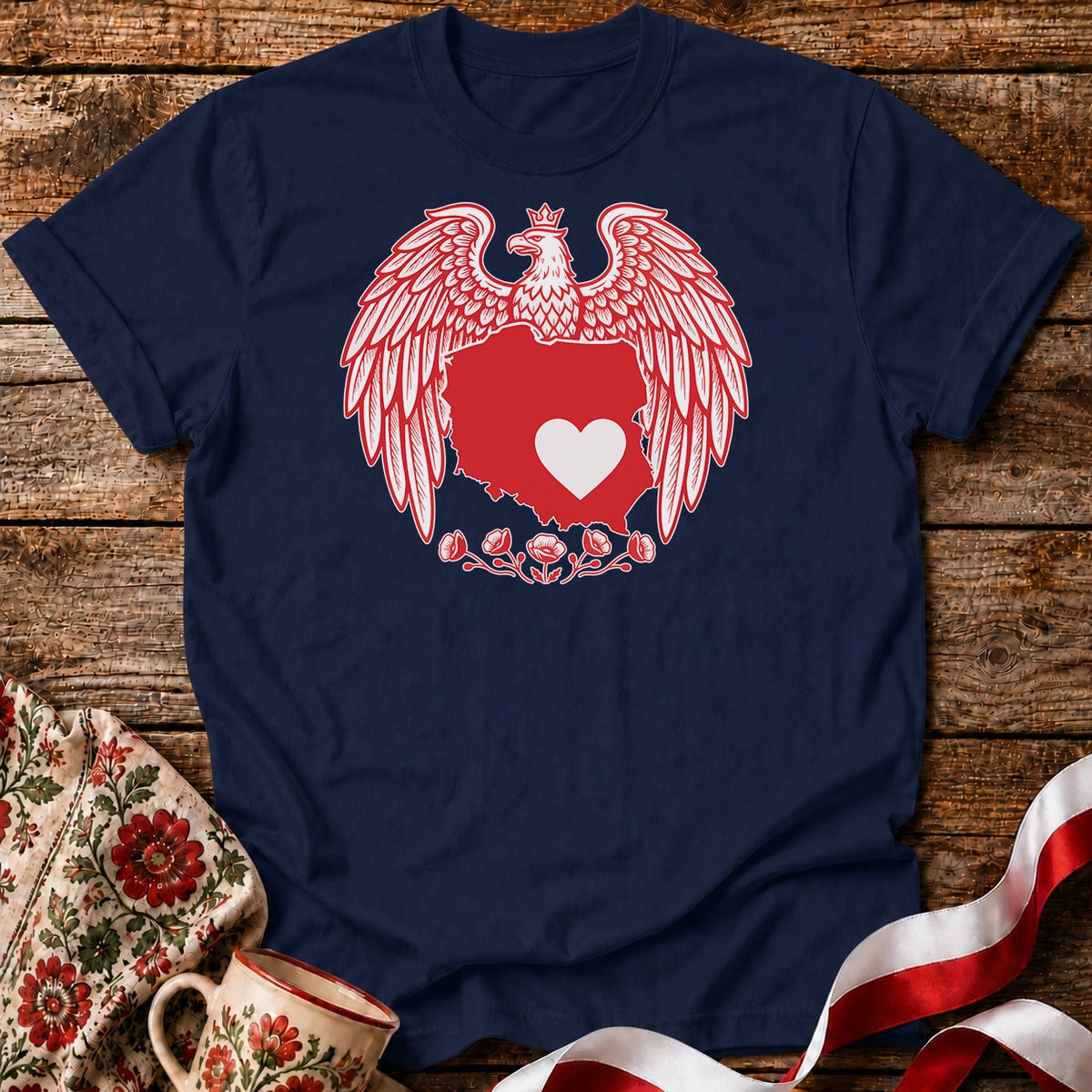 Poland at Heart Unisex T-Shirt