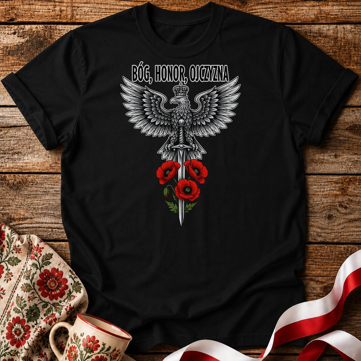Polish Eagle Bóg Honor Ojczyzna Unisex T-Shirt