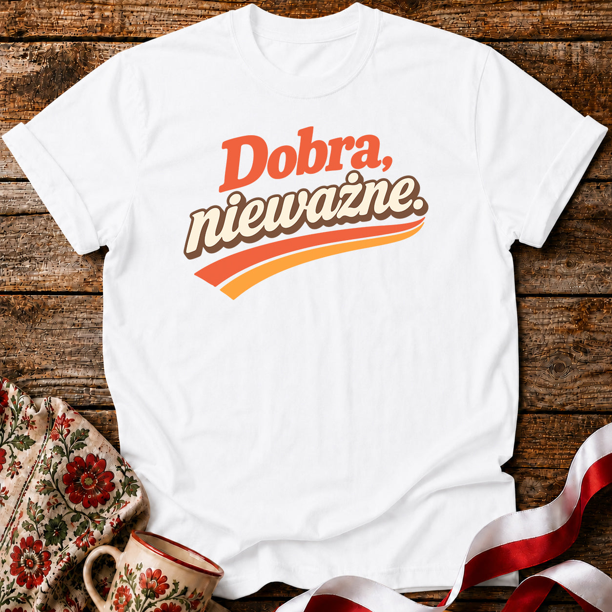 Dobra Nieważne Polish Saying Unisex T-Shirt