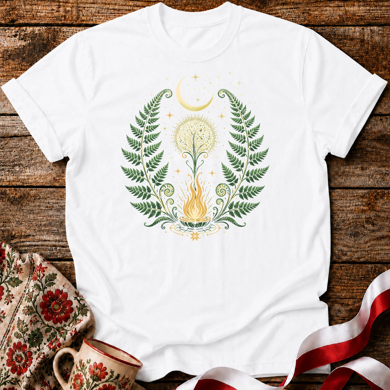 Noc Kupały Fern Unisex T-Shirt