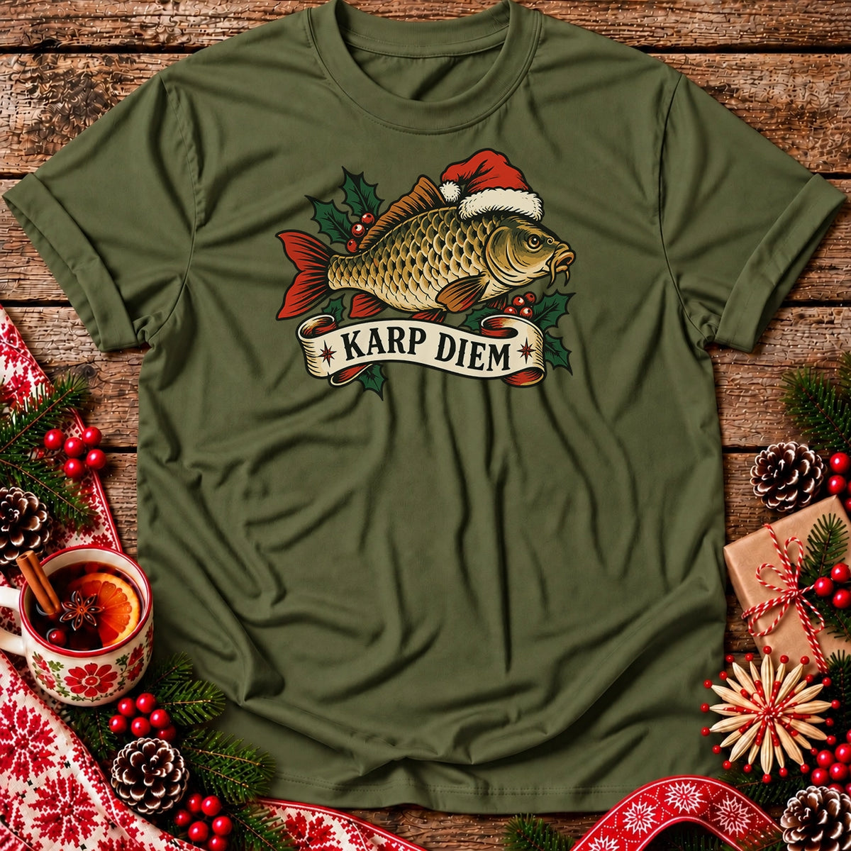 Karp Diem Christmas Carp Unisex T-Shirt