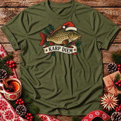 Karp Diem Christmas Carp Unisex T-Shirt