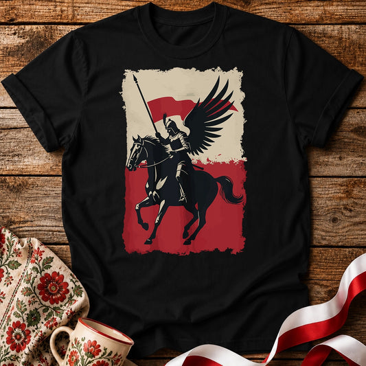 Hussar on the Flag Unisex T-Shirt