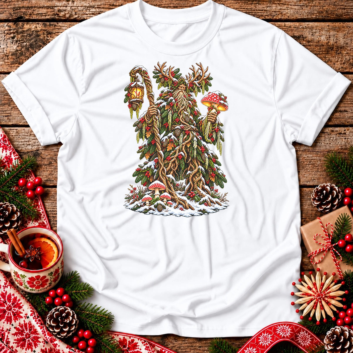 Christmas Leshy with Lantern Unisex T-Shirt