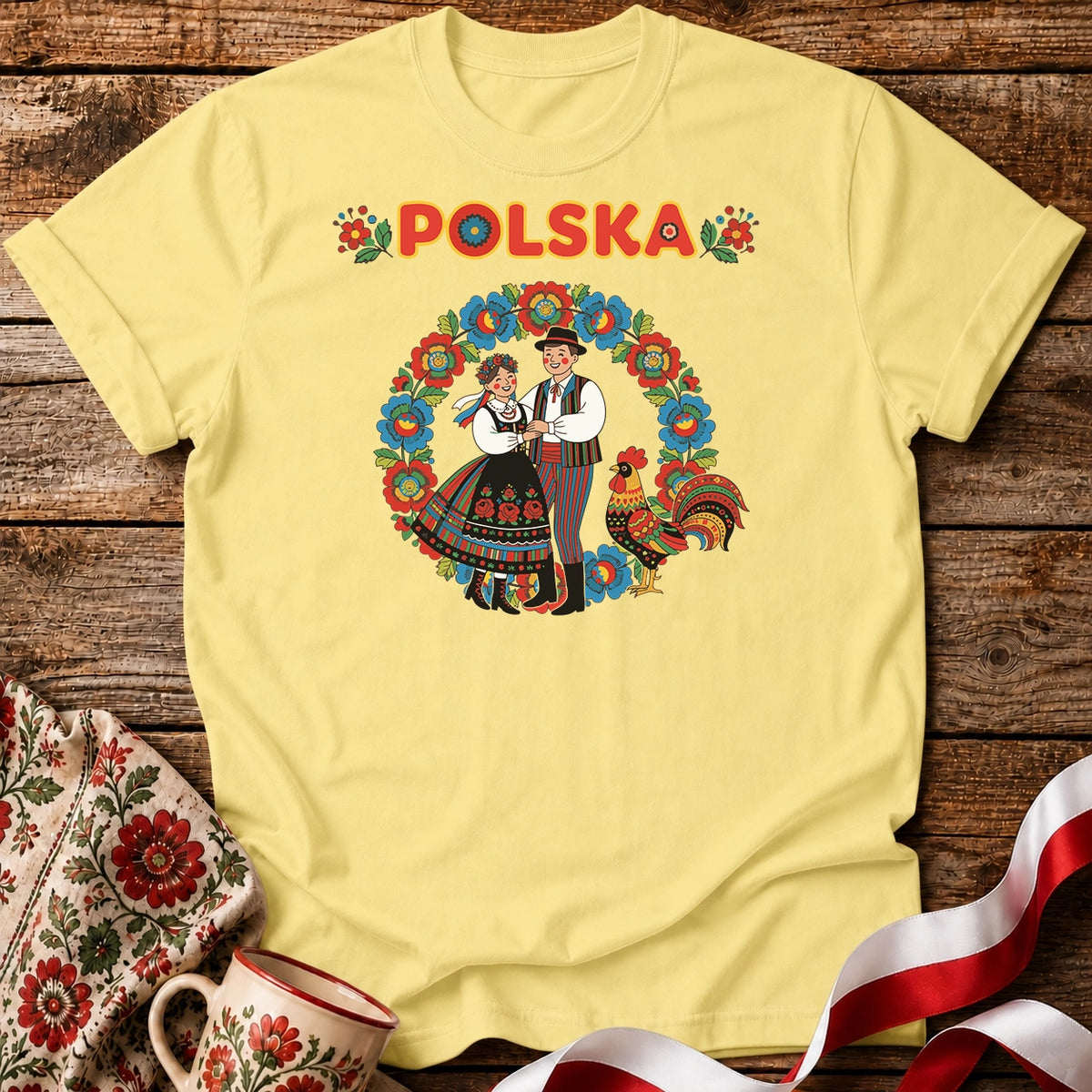 Polish Folk Joy Unisex T-Shirt
