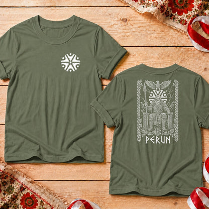 Perun Eagle Front Back Unisex T-Shirt
