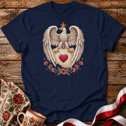 Polish Eagle With a Heart Unisex T-shirt