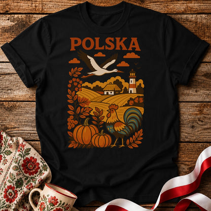 Polska Autumn Countryside Unisex T-Shirt