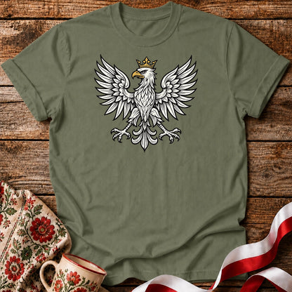 Crowned Eagle Minimal Unisex T-Shirt