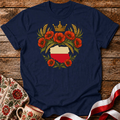 Crowned Polish Roots Unisex T-Shirt