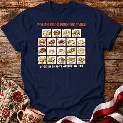 Polish Food Periodic Table Unisex T-Shirt