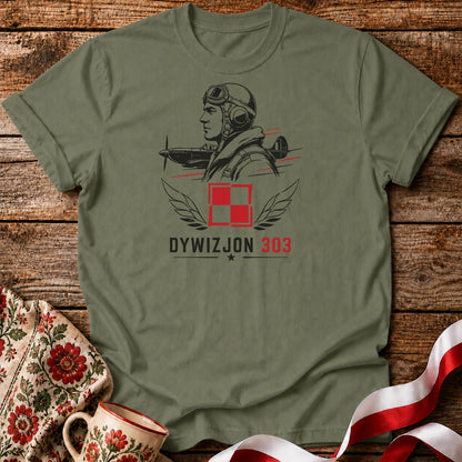 Dywizjon 303 Pilot Unisex T-Shirt