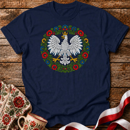 Polish Eagle Folk Art Unisex T-Shirt