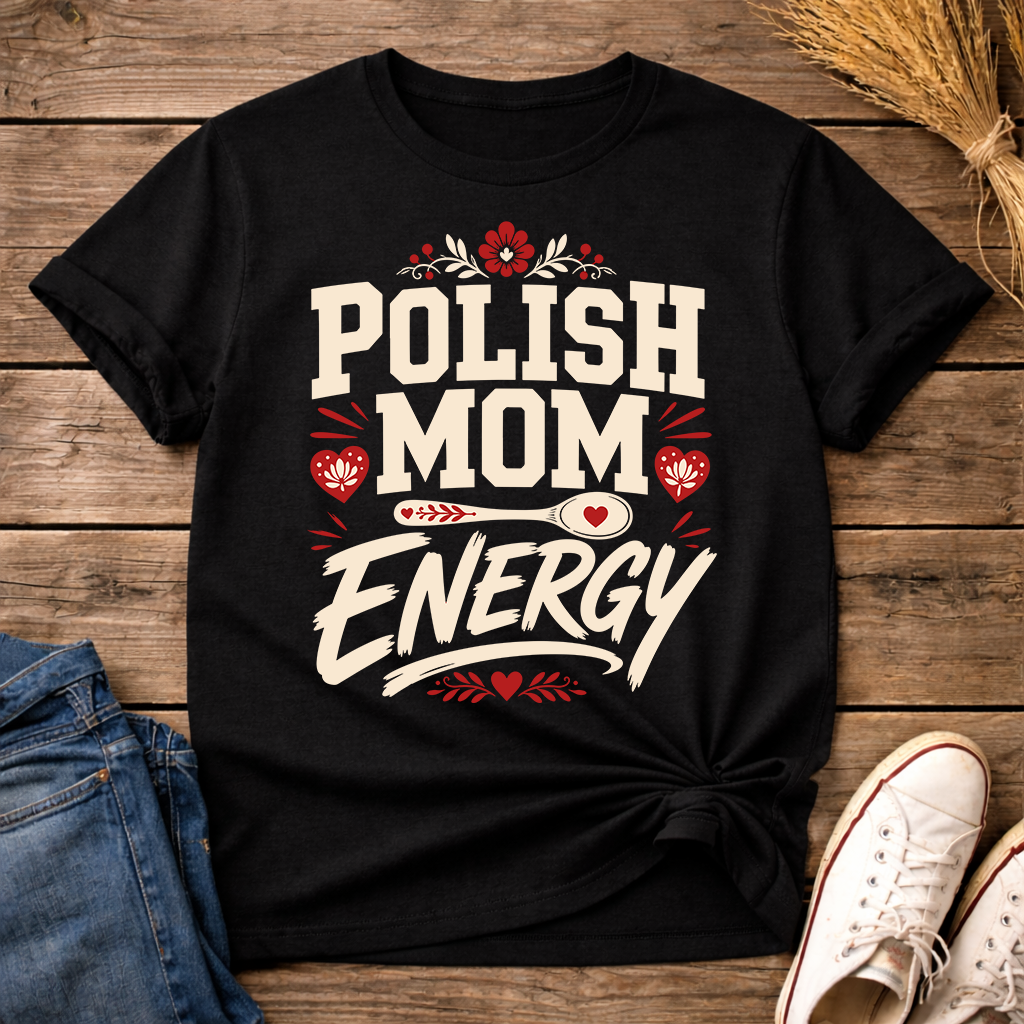 Polish Mom Energy Unisex T-Shirt