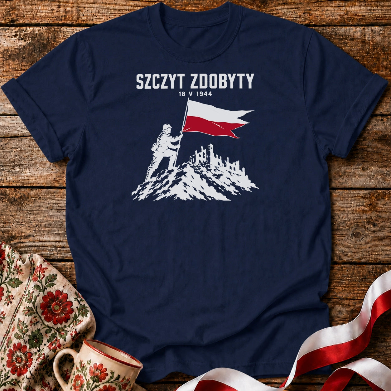 Szczyt Zdobyty 1944 Unisex T-Shirt
