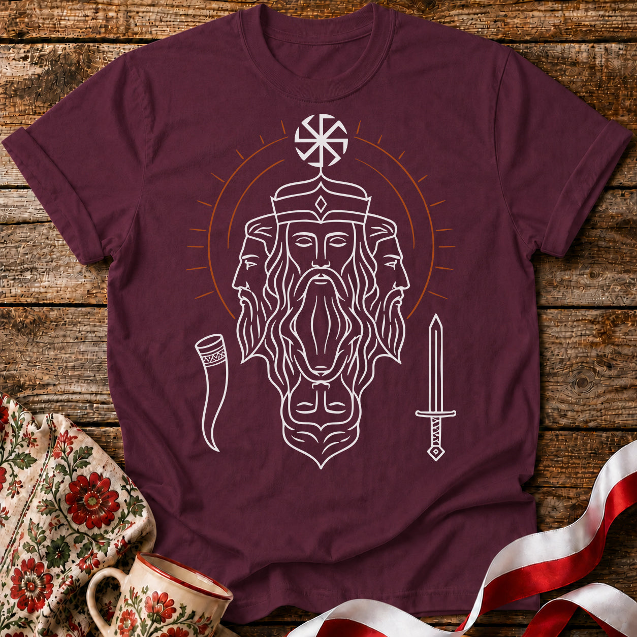 Świętowit Slavic God Unisex T-Shirt