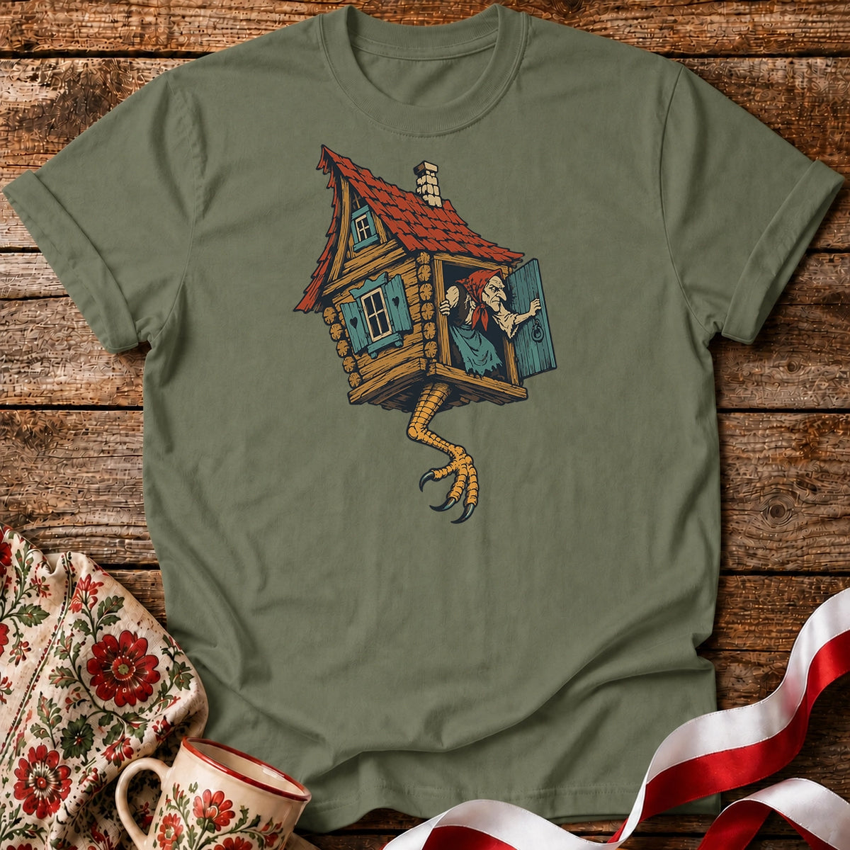 Baba Jaga Chicken Leg Hut Unisex T-Shirt