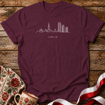 Lublin Minimal Skyline Unisex T-Shirt