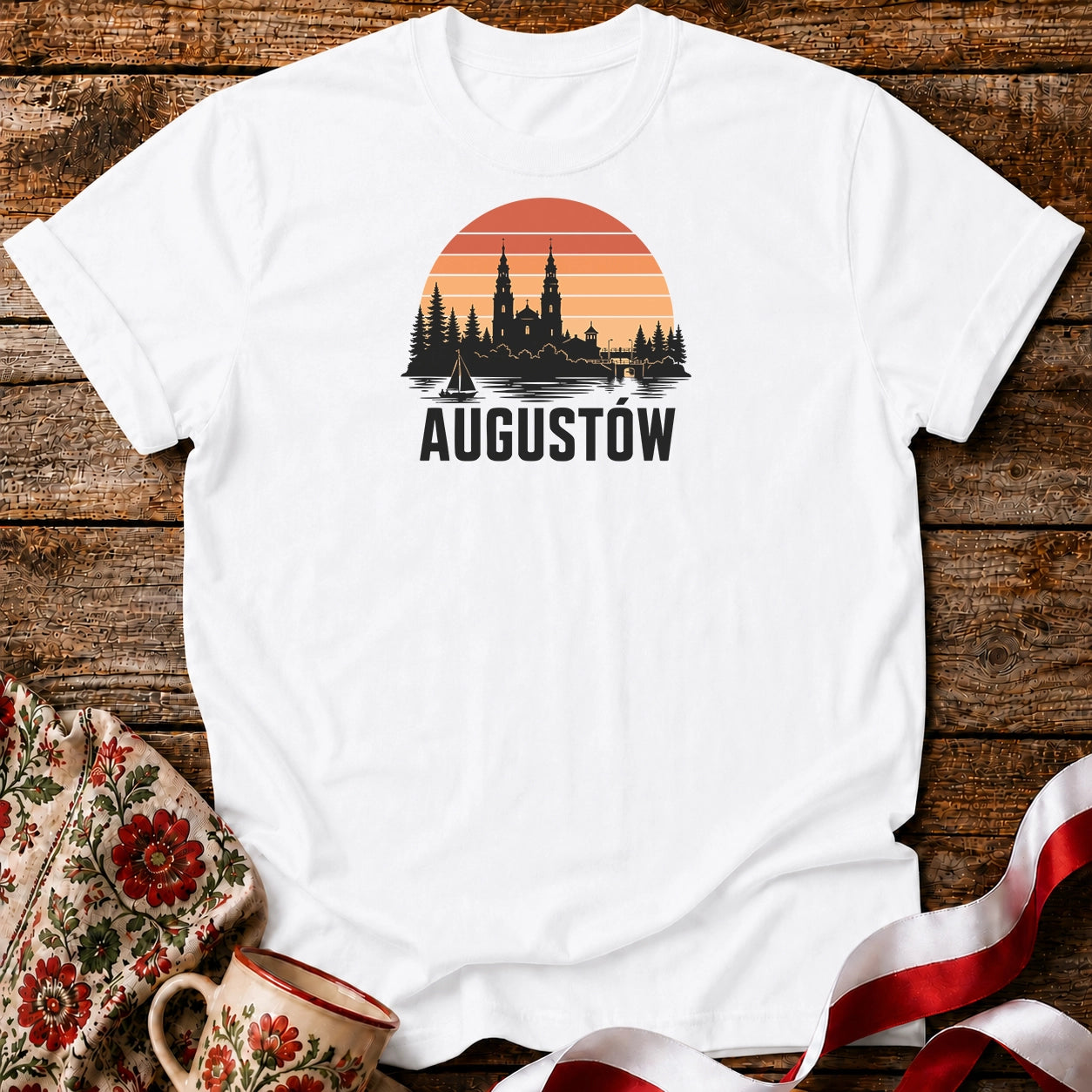 Augustów Sunset Unisex T-Shirt