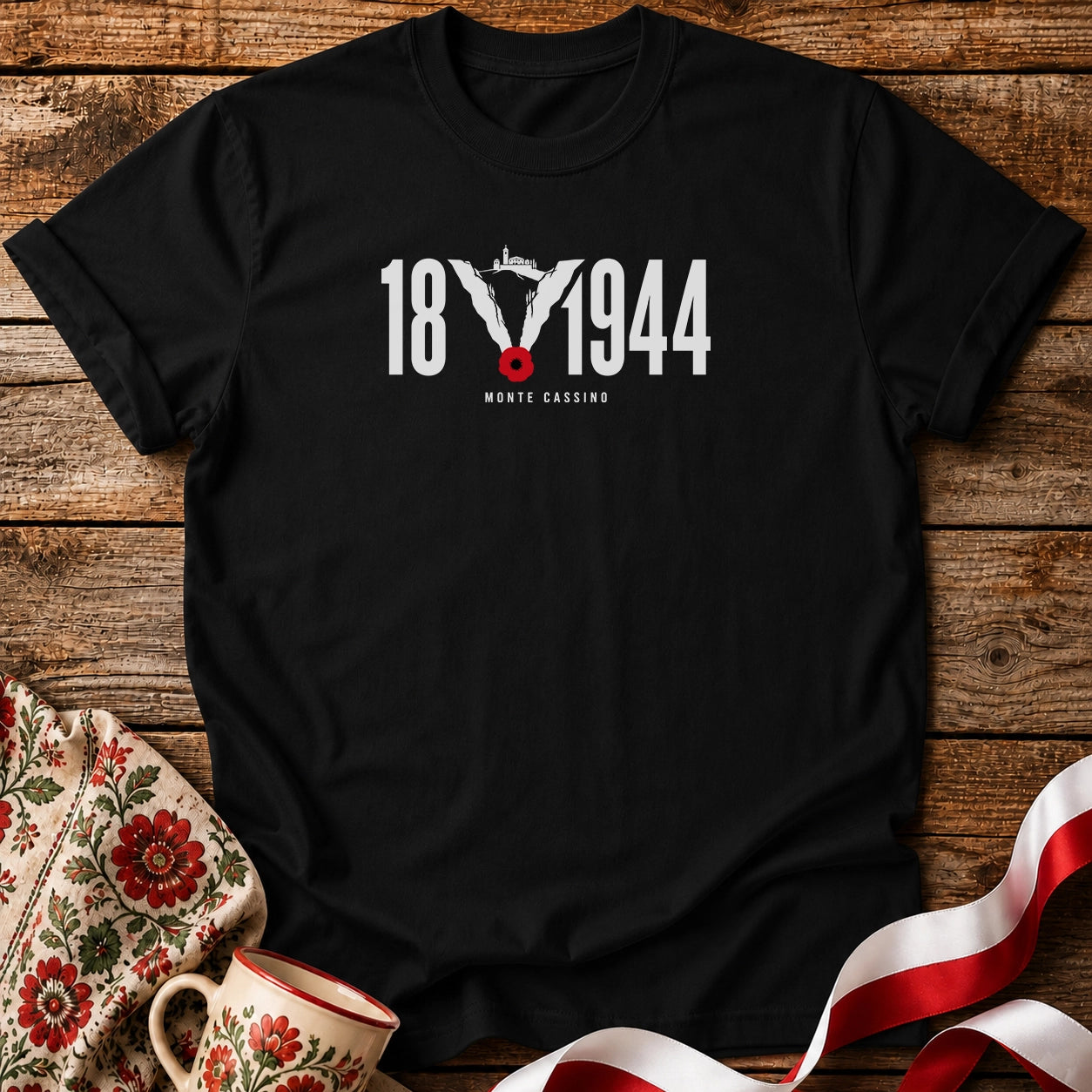 18 V 1944 Monte Cassino Unisex T-Shirt