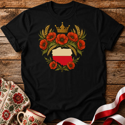 Crowned Polish Roots Unisex T-Shirt