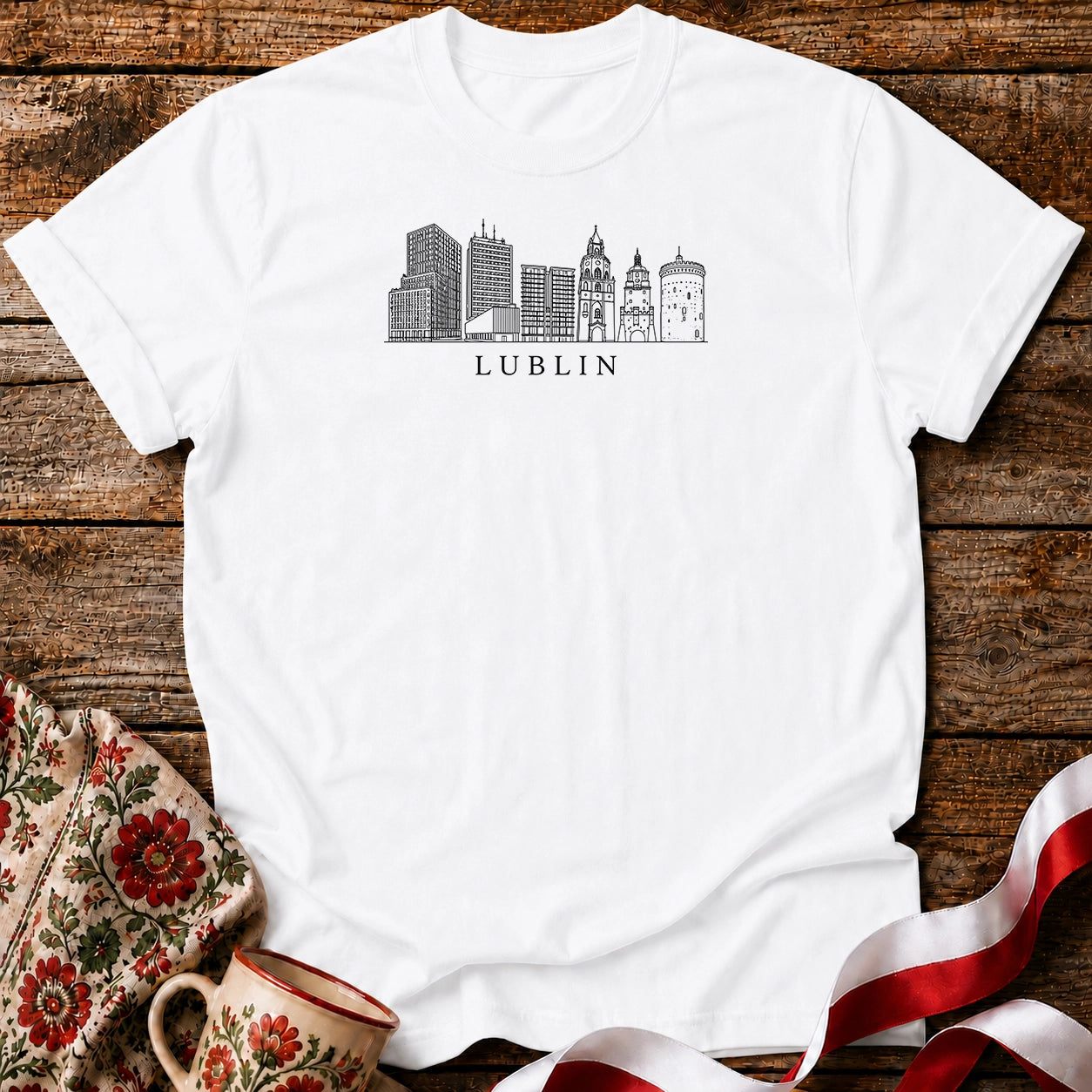 Lublin Skyline Unisex T-Shirt