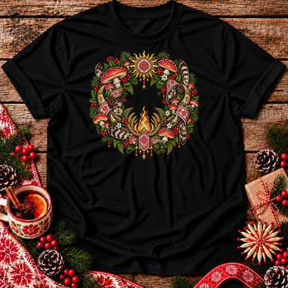 Slavic Christmas Wreath Unisex T-Shirt