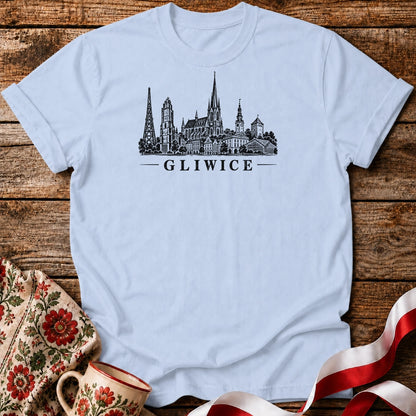 Gliwice Skyline Unisex T-Shirt