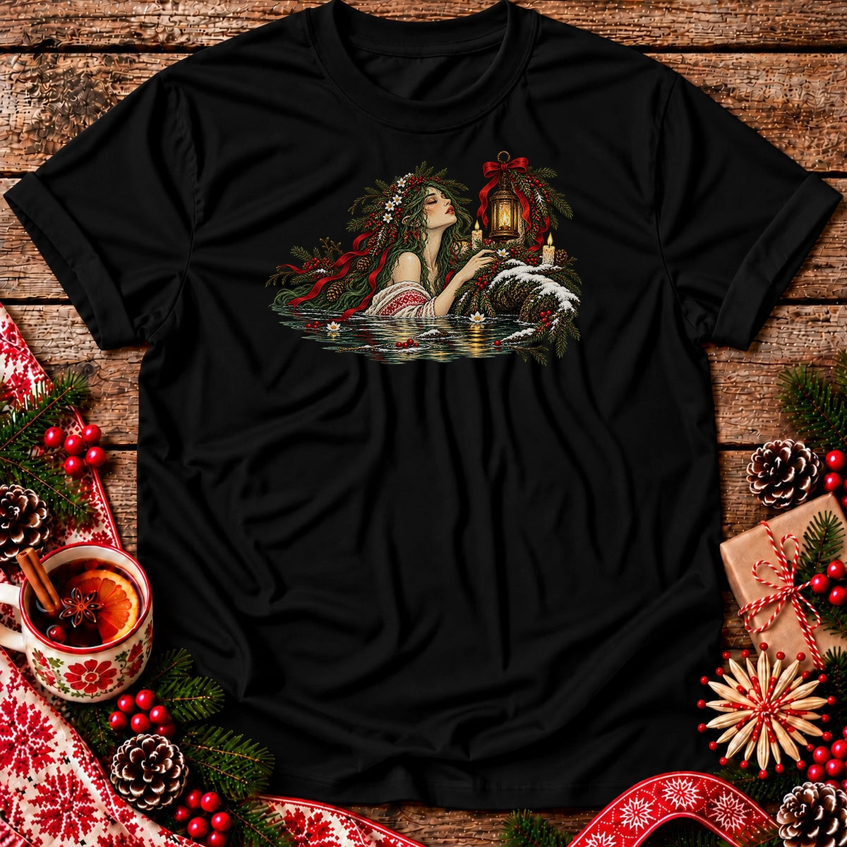 Christmas Rusalka by the Winter Water Unisex T-Shirt