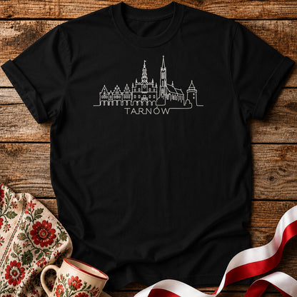Tarnów Minimal Skyline Polish City Unisex T-Shirt