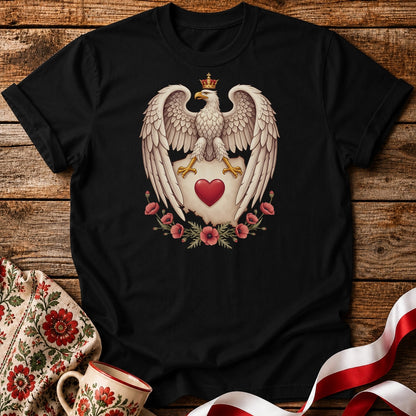 Polish Eagle With a Heart Unisex T-shirt