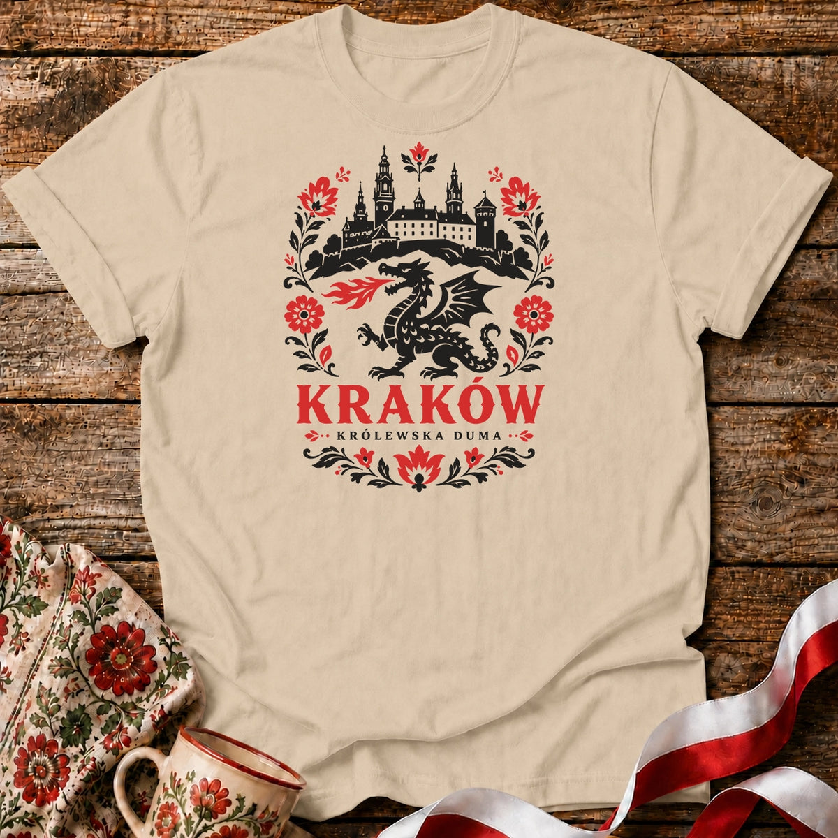 Kraków Królewska Duma Unisex T-Shirt