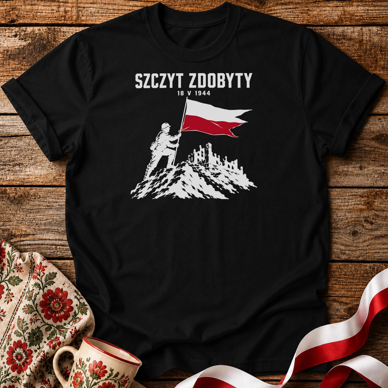 Szczyt Zdobyty 1944 Unisex T-Shirt
