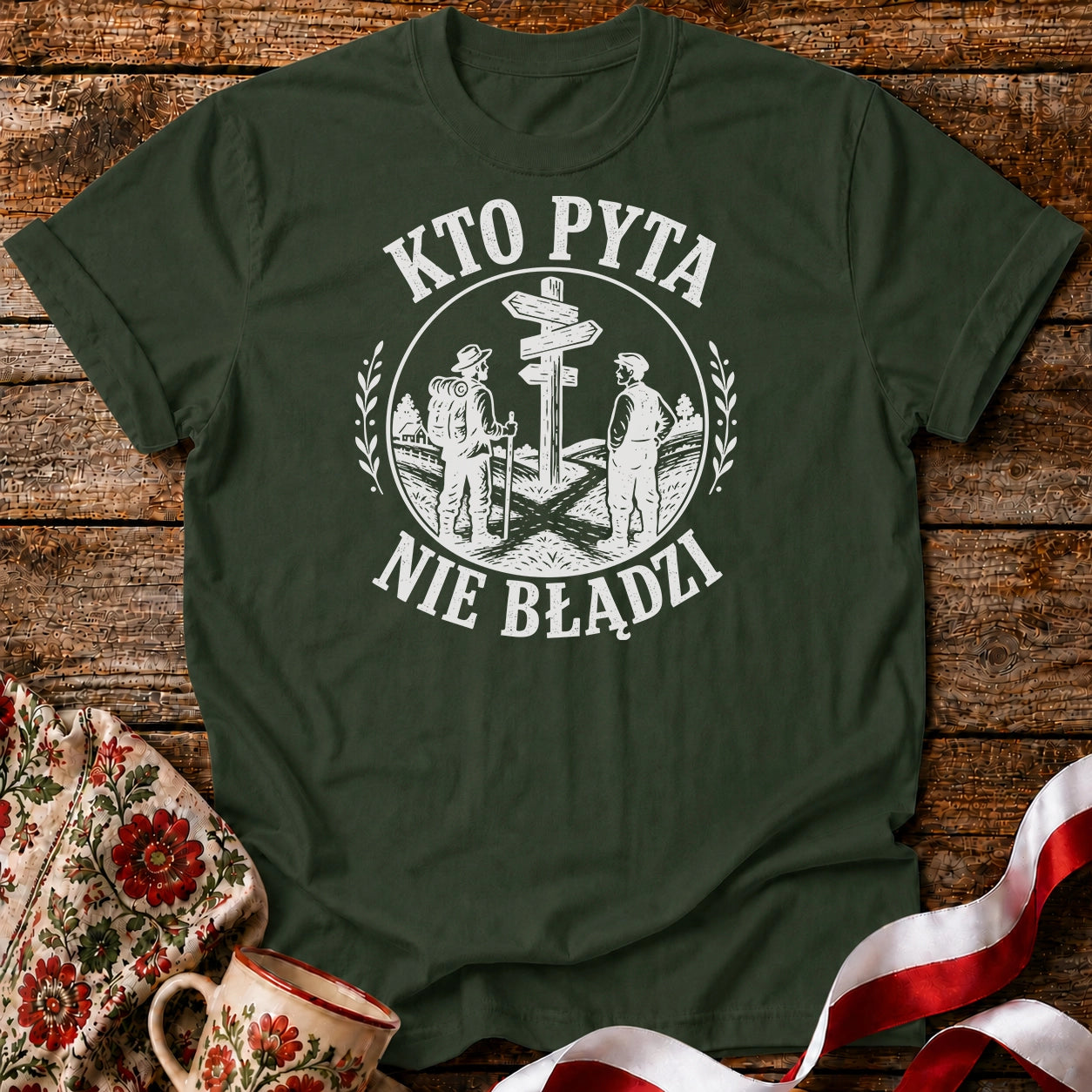 Kto Pyta Nie Błądzi Unisex T-Shirt