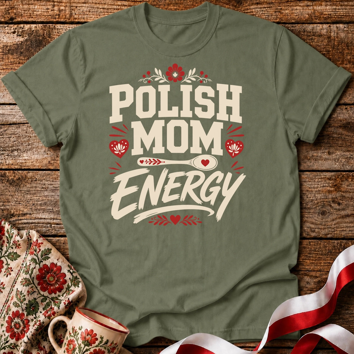 Polish Mom Energy Unisex T-Shirt