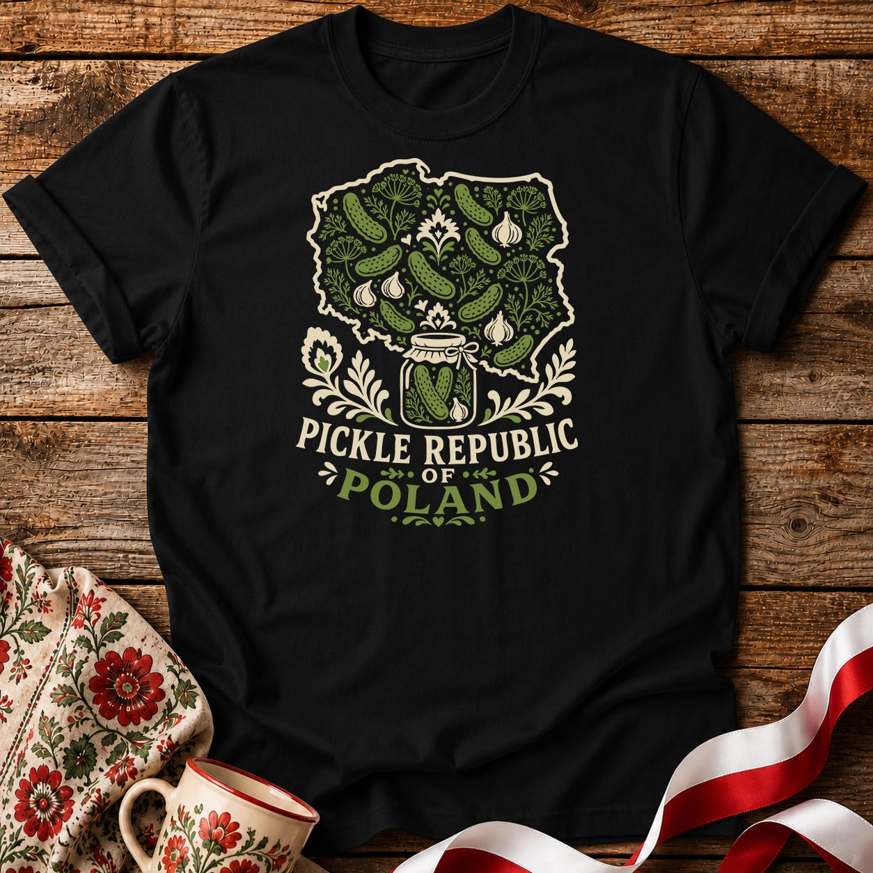 Pickle Republic of Poland Unisex T-Shirt
