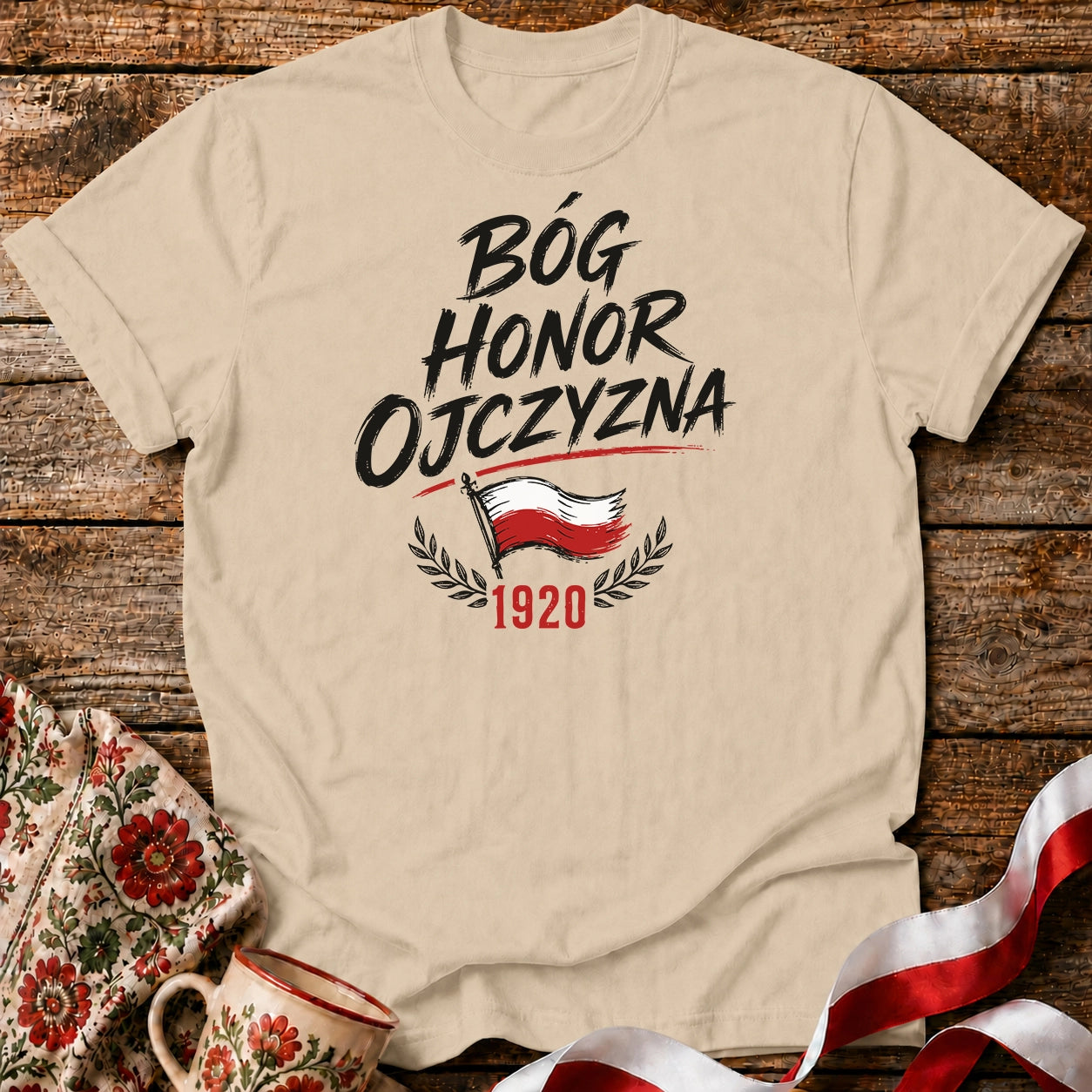 Bóg Honor Ojczyzna 1920 Unisex T-Shirt