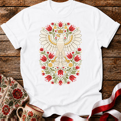 Crowned White Eagle Unisex T-Shirt