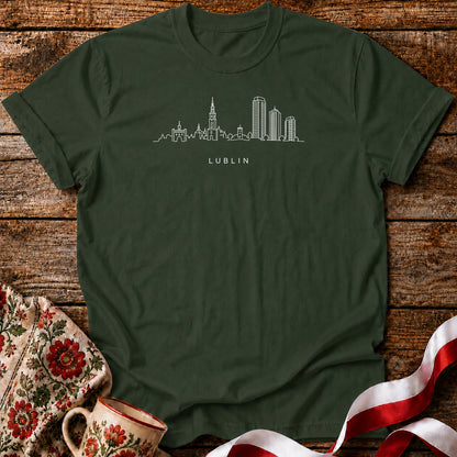 Lublin Minimal Skyline Unisex T-Shirt