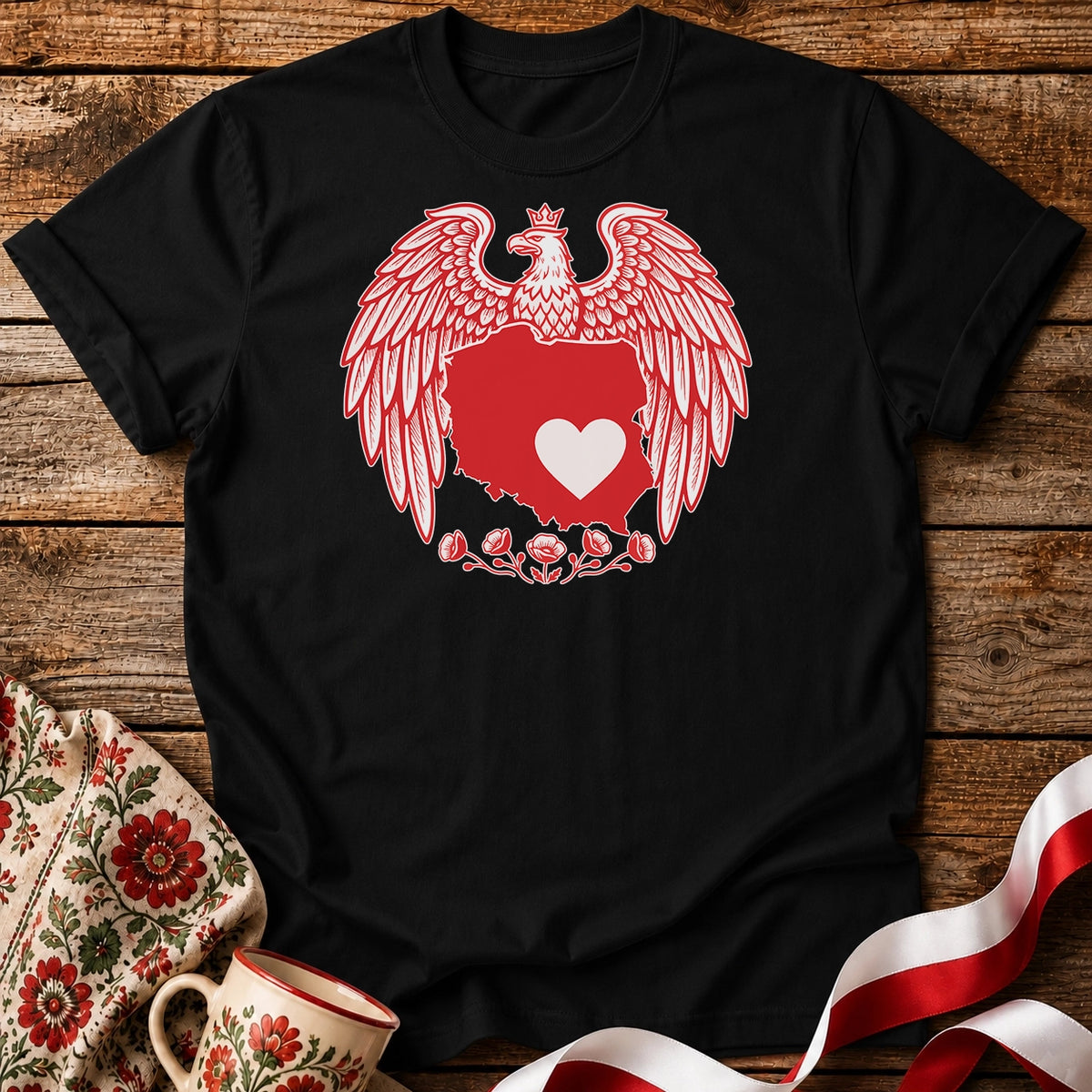 Poland at Heart Unisex T-Shirt