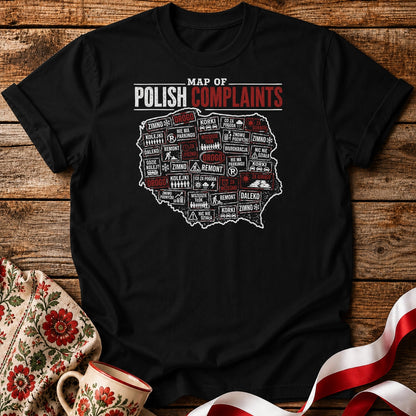 Polish Complaints Map Unisex T-Shirt